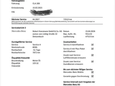 Gebraucht Mercedes CLA200 Business 163 PS (119 kW) 2023 Coupé