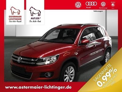 Rot metallic Gebraucht 2016 VW Tiguan LOUNGE SUV | 29.800 € (Teuer)