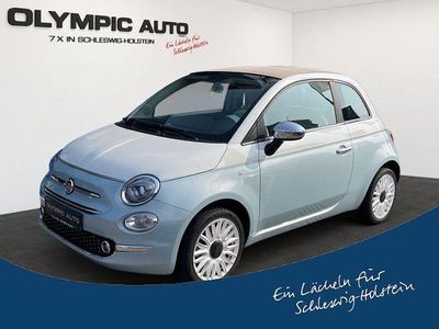 Gebraucht Fiat 500C Collezione 69 PS (50 kW) 2024 Gelato weiß/tau grün Cabrio
