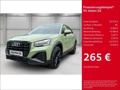 Gebraucht Audi Q2 S-Line 150 PS (110 kW) 2021 Grün SUV