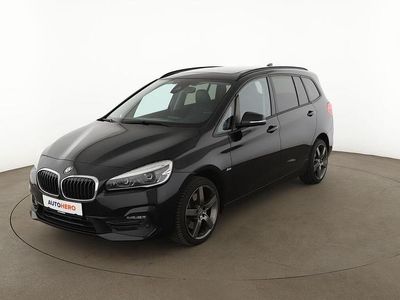 Gebraucht BMW 220 Gran Tourer Sport Line 190 PS (139 kW) 2018 Schwarz Van / Kleinbus