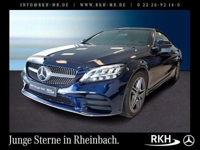 Gebraucht Mercedes C200 AMG line 160 PS (117 kW) 2018 Blau Cabrio
