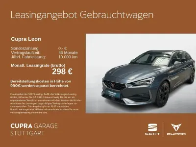 Gebraucht Cupra Leon VZ 245 PS (180 kW) 2022 Magnetic grau metallic Kombi