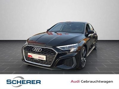 Mythosschwarz metallic Gebraucht 2022 Audi A3 S-Line Limousine | 24.400 € (Fairer Preis)