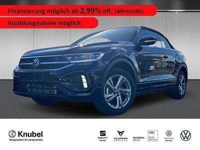 Neu VW T-Roc Cabriolet R-line 150 PS (110 kW) 2025 Deep black perleffekt Cabrio