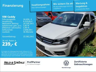 Gebraucht VW Caddy 102 PS (75 kW) 2018 Candyweiß Van / Kleinbus