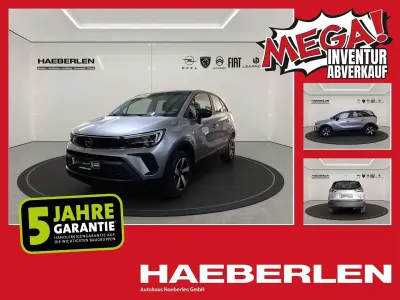 Gebraucht Opel Crossland Edition 110 PS (80 kW) 2022 Kontrast grau/quarz silber (metallic) SUV