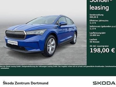 Begagnad Skoda Enyaq iV Loft 250 kW (340 HK) 2023 Blå SUV