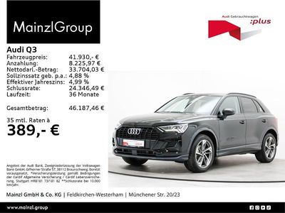 Gebraucht Audi Q3 Advanced 150 PS (110 kW) 2025 Schwarz SUV