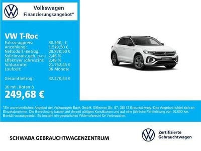 Gebraucht VW T-Roc R-line 150 PS (110 kW) 2025 Pure white/schwarz SUV