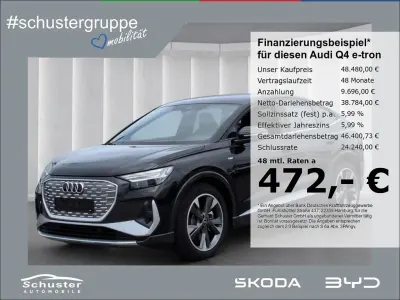 Gebraucht Audi Q4 Sportback e-tron S-Line 210 kW (286 PS) 2025 Schwarz SUV