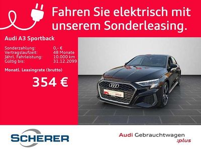 Gebraucht Audi A3 S-Line 204 PS (150 kW) 2022 Mythosschwarz metallic Limousine
