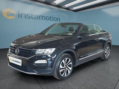 Gebraucht VW T-Roc Cabriolet 110 PS (80 kW) 2021 Schwarz Cabrio