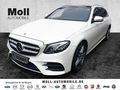 gebraucht Mercedes E300 T-Modell d EU6d-T AMG Line Sportpaket Niveau AHK-klappbar El. Panodach