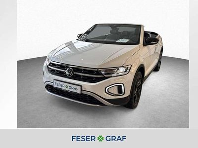Pure white / schwarz Gebraucht 2025 VW T-Roc Cabriolet Style Cabrio | 41.650 € (Teuer)
