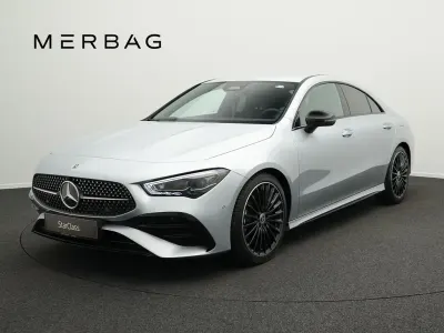 Brugt Mercedes CLA200 AMG line 163 HK (119 kW) 2025 Sølv Sedan