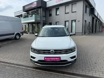 Gebraucht VW Tiguan Allspace Highline 190 PS (139 kW) 2018 Weiß SUV