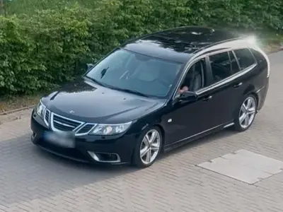 Brugt Saab 9-3 Aero 256 HK (188 kW) 2008 Sort Stationcar