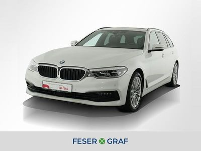 Mineralweiß metallic Gebraucht 2020 BMW 520 Sport Line Kombi | 29.980 € (Fairer Preis)