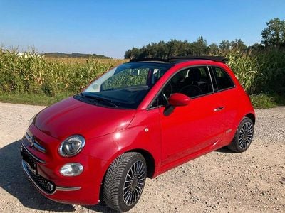 Second-hand Fiat 500C Lounge 69 CP (50 kW) 2018 Roșu Cabrio