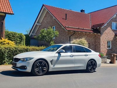 gebraucht BMW 420 Gran Coupé d F36 Perlmuttweiß