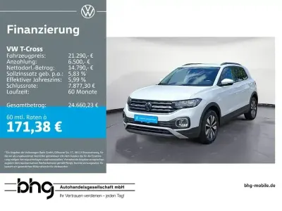 Gebraucht VW T-Cross Move 110 PS (80 kW) 2023 Weiß SUV