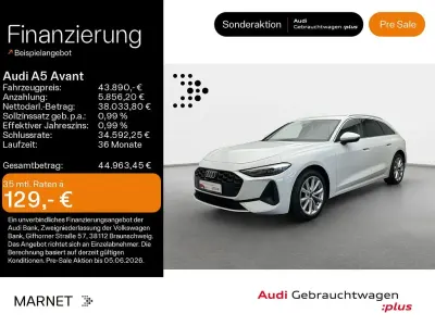 Gebraucht Audi A5 Ambiente 204 PS (150 kW) 2025 Gletscherweiß metallic Kombi