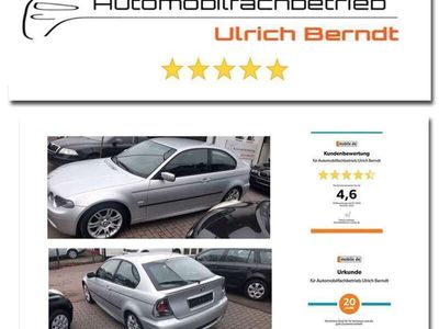 gebraucht BMW 316 Compact ti - Sport Teilleder - Inspektion/TÜV neu