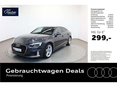 Gebraucht Audi A5 Sportback Advanced 204 PS (150 kW) 2022 Grau Kleinwagen