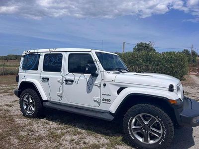 Gebraucht Jeep Wrangler Unlimited Sahara 200 PS (147 kW) 2019 Weiß SUV