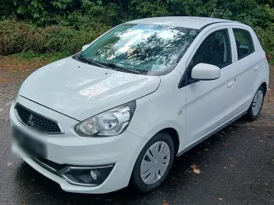 Gebraucht Mitsubishi Space Star 70 PS (51 kW) 2017 Weiß Kleinwagen