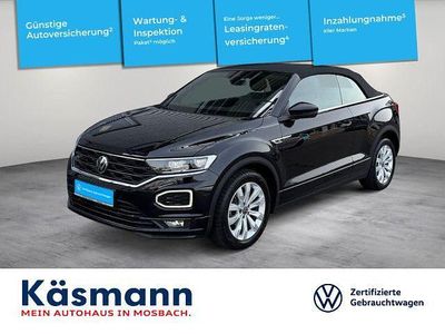 Gebraucht VW T-Roc Cabriolet R-line 150 PS (110 kW) 2022 Schwarz Cabrio