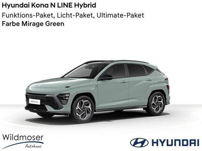 gebraucht Hyundai Kona ❤️ N LINE Hybrid ⌛ Sofort verfügbar! ✔️ mit 3 Zusatz-Paketen