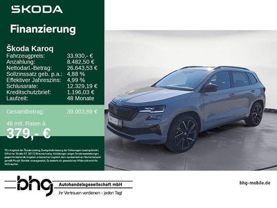 Usata Skoda Karoq SportLine 190 CV (139 kW) 2023 Grigio SUV