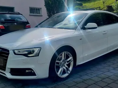 Gebraucht Audi A5 Sportback S-Line 177 PS (130 kW) 2015 Weiß Kleinwagen