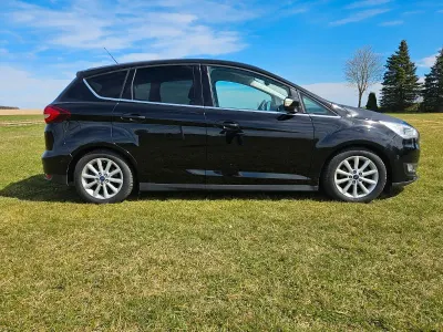 Gebraucht Ford C-MAX Titanium 125 PS (91 kW) 2017 Schwarz Van / Kleinbus