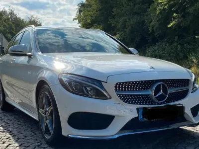 Gebraucht Mercedes C220 AMG line 170 PS (125 kW) 2017 Weiß Kombi