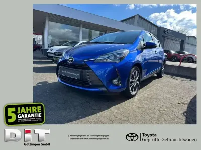 Brugt Toyota Yaris Basis 111 HK (81 kW) 2019 Blå Sedan