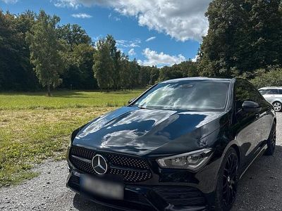 Brugt Mercedes CLA180 AMG line 136 HK (100 kW) 2019 Sort Sedan
