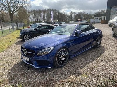 Gebraucht Mercedes C180 AMG 156 PS (114 kW) 2018 Blau Cabrio