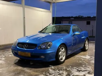 Gebraucht Mercedes SLK200 163 PS (119 kW) 2001 Blau Cabrio