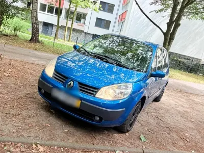 Gebraucht Renault Scénic II 112 PS (82 kW) 2007 Blau Van / Kleinbus
