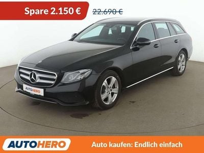 Usata Mercedes E200 Avantgarde 184 CV (135 kW) 2017 Nero Station wagon