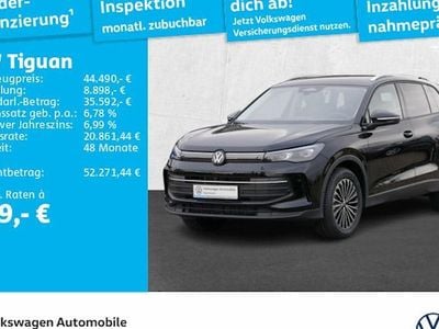 Neu VW Tiguan Life 150 PS (110 kW) 2025 Schwarz SUV