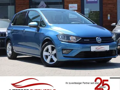Gebraucht VW Golf Sportsvan Comfortline 110 PS (80 kW) 2015 Pacific blue metallic Van / Kleinbus