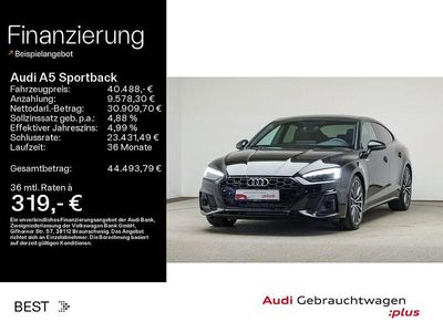 Gebraucht Audi A5 Sportback S-Line 204 PS (150 kW) 2023 Schwarz Kleinwagen