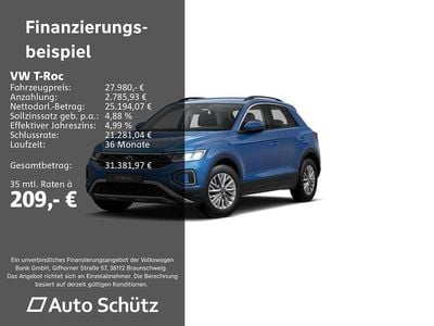 Usata VW T-Roc Life 150 CV (110 kW) 2025 Blu SUV