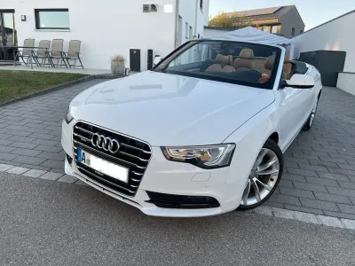 Gebraucht Audi A5 Cabriolet Sport 245 PS (180 kW) 2015 Weiß Cabrio