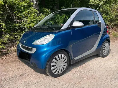 Begagnad Smart ForTwo Cabrio Passion 45 HK (33 kW) 2008 Blå Cab