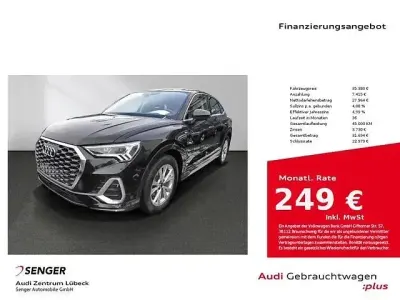 Brugt Audi Q3 Sportback S-Line 150 HK (110 kW) 2024 Sort SUV